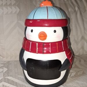 Christmas Penguin Container